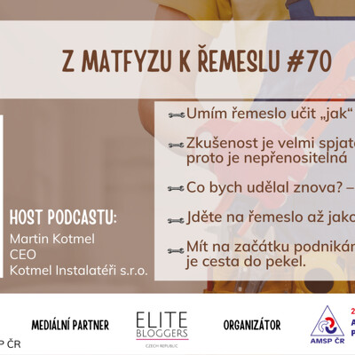 Podcast #70: Z Matfyzu k řemeslu