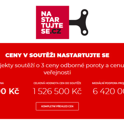  Startuje již 10. ročník soutěže Nastartujte se! 