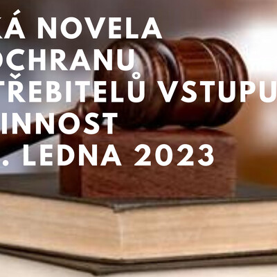  Větší ochrana spotřebitelů. Velká novela spotřebitelského práva vstupuje v účinnost 